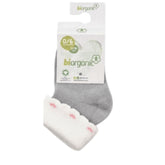 Biorganic Kalpli Kız Bebek Çorabı